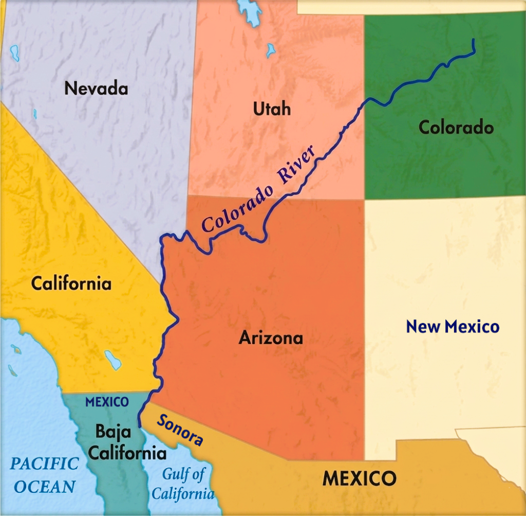 Course of Colorado River