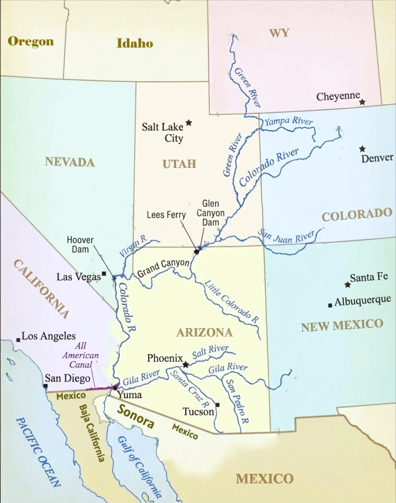 Tributaries of Colorado River