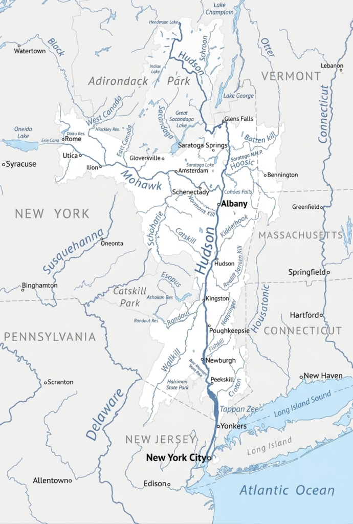 Tributaries of the Hudson River